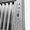 36 In. Wooden Wall Mount Range Hood In Rustic Bright White Finish