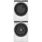 Whirlpool WFW6720RW 5.0 cu ft Smart Front Load Washer & Whirlpool WED6720RW 27 Inch Smart Front Load Electric Dryer with Whirlpool W10869845 Stack Kit for HybridCare, Long Vent and Standard Dryers