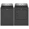 Maytag MVW5430PBK 27 Inch High Efficiency Top Load Washer & Maytag MED5430PBK 29 Inch Front Load Electric Dryer