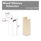 61" Wooden Chimney Extension for Ceilings up to 12.5 ft.