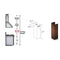 61" Wooden Chimney Extension for Ceilings up to 12.5 ft.