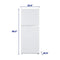 ELEMENT APPLIANCE ENR10TFGBW Element 10.1 cu. ft. Top Freezer Refrigerator - White