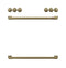 CAFE CXFCGHKPMCG Café(TM) Handle Kit - Range Brushed Brass