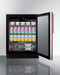 SUMMIT ASDS2413IF 24" Wide Built-in All-refrigerator, ADA Compliant (panel Not Included)