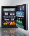 SUMMIT CT66BK2SSIFADA 24" Wide Refrigerator-freezer, ADA Compliant (panel Not Included)