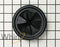 Disposer Splash Guard, Black-colored, with 4" diameter flexible rubber sink baffle