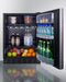 SUMMIT FF6BK2SSIFADA 24" Wide All-refrigerator, ADA Compliant (panel Not Included)