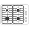 GE APPLIANCES JGP3030SLSS GE(R) 30" Built-In Gas Cooktop with Dishwasher-Safe Grates