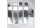 6' In-The-Wall Dryer Vent Periscope with 1 snap-lock male fitting and 1 female collar with strap, including 2 clamps