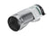 4.5" Silver Dryer Exhaust Duct with 90-degree elbow, 1 male inlet connection, snap-lock fittings, and rotating collars
