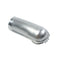 4.5" Silver Dryer Exhaust Wall Elbow With 90-degree Offset, Snap-lock Fittings, And Rotating Collars.