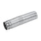 5' Dryer Exhaust Duct of snap-lock metal, with 1 male fitting and 1 female fitting for standard 4" exhaust openings