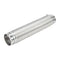 6' Dryer Exhaust Duct of snap-lock metal, with 1 male fitting and 1 female fitting for standard 4" exhaust openings