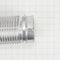 6' Dryer Exhaust Duct of snap-lock metal, with 1 male fitting and 1 female fitting for standard 4" exhaust openings