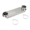 18"-29" Dryer Telescoping Vent Periscope for 2.5" clearance, with 1 male snap-lock fitting and draw-band collar