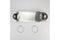 18"-29" Dryer Telescoping Vent Periscope for 2.5" clearance, with 1 male snap-lock fitting and draw-band collar