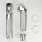 18"-29" Dryer Telescoping Vent Periscope for 2.5" clearance, with 1 male snap-lock fitting and 1 draw-band collar