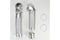 18"-29" Dryer Telescoping Vent Periscope for 2.5" clearance, with 1 male snap-lock fitting and 1 draw-band collar