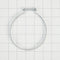 18"-29" Dryer Telescoping Vent Periscope For 2.5" Clearance, With 1 Male Snap-lock Fitting And 1 Draw-band Collar