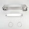 29"-50" Dryer Telescoping Vent Periscope for 2.5" clearance, with 1 male snap-lock fitting and 1 draw-band collar
