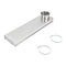 0"-18" Dryer Telescoping Vent Periscope for 2.5" clearance, with 1 male snap-lock fitting, draw-band collar & 2 clamps.