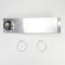0"-18" Dryer Telescoping Vent Periscope for 2.5" clearance, with 1 male snap-lock fitting, draw-band collar & 2 clamps.
