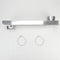 0"-18" Dryer Telescoping Vent Periscope for 2.5" clearance, with 1 male snap-lock fitting, draw-band collar & 2 clamps.