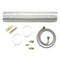 4' Gas Dryer Installation Kit with 8' metal vent and 2 clamps