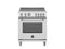 BERTAZZONI MAS304INMXV 30 inch Induction Range, 4 Heating Zones, Electric Oven Stainless Steel