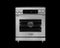 DACOR HDPR30SNG 30" Dual Fuel Pro Range, Silver Stainless Steel, Natural Gas