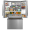 MIDEA MRF29D6AST 29.3 Cu. Ft. Standard Depth Dual Ice 3-Door French Door Refrigerator