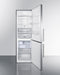 SUMMIT FFBF249SS2IM 24" Wide Bottom Freezer Refrigerator With Icemaker