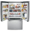 GE APPLIANCES GWE22JYMFS GE(R) ENERGY STAR(R) 21.9 Cu. Ft. Fingerprint Resistant Counter-Depth French-Door Refrigerator