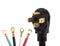 4' 50-Amp. 4-Prong Range Cord