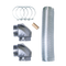 8' Semi-Rigid Dryer Vent Kit, with 2 Elbows