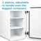 DANBY DBMR02624WD43 Danby 7.4L Mini Fridge with Mirror & Light in White