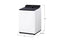 LG WT8400CW 5.5 cu. ft. Mega Capacity Smart Top Load Washer with EasyUnload(TM) & AI Sensing