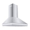 36 In. Professional Convertible Vent Wall Mount Range Hood In Stainless Steel