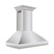 36 In. Professional Convertible Vent Wall Mount Range Hood In Stainless Steel With Crown Molding