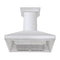 36 In. Professional Convertible Vent Wall Mount Range Hood In Stainless Steel With Crown Molding