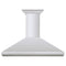 48 In. Professional Convertible Vent Wall Mount Range Hood In Stainless Steel With Crown Molding