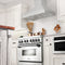 36 In. Professional Convertible Vent Wall Mount Range Hood In Stainless Steel