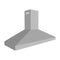 60 In. Professional Convertible Vent Wall Mount Range Hood In Stainless Steel