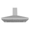 60 In. Professional Convertible Vent Wall Mount Range Hood In Stainless Steel