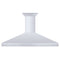 60 In. Professional Convertible Vent Wall Mount Range Hood In Stainless Steel With Crown Molding