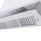 60 In. Professional Convertible Vent Wall Mount Range Hood In Stainless Steel With Crown Molding