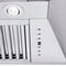 60 In. Professional Convertible Vent Wall Mount Range Hood In Stainless Steel With Crown Molding