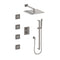 ZLINE Crystal Bay Thermostatic Shower System in Brushed Nickel CBYSHST3BN