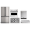 Viking 5-Piece Package RVFFR336SS 36 Counter-Depth French-Door Refrigerator and VGSU53616BSS 36 5 Cooktop and VSOE130SS 30 5 Wall Oven and VDWU524SS 24 Integrated Dishwasher and VWH536121SS 36 Hood