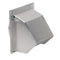 Aluminum Wall Cap for 6" Round Duct with Backdraft Damper and Bird Screen